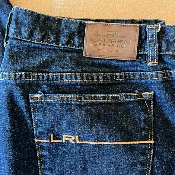 LAUREN RALPH LAUREN Women’s Blue Jeans- straight leg - Size 16 - Picture 3 of 13